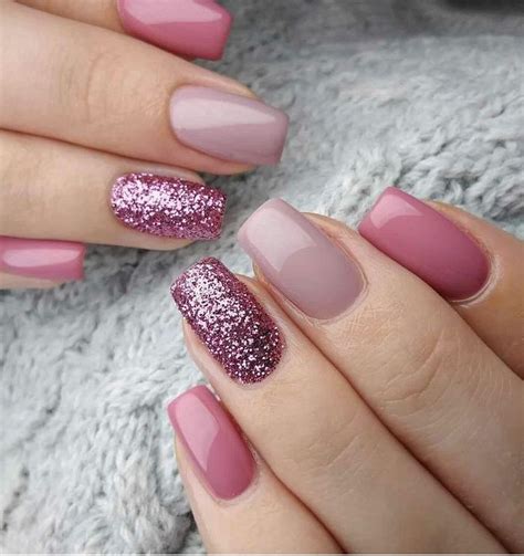 fall pink nails|More.